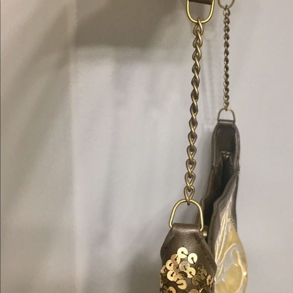 Mixed metals shoulder bag - Picture 6 of 7